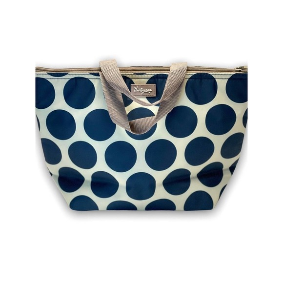 thirty-one Other - ***Thirty-One Blue Dot Insulated Zippered Lunch Tote!!!